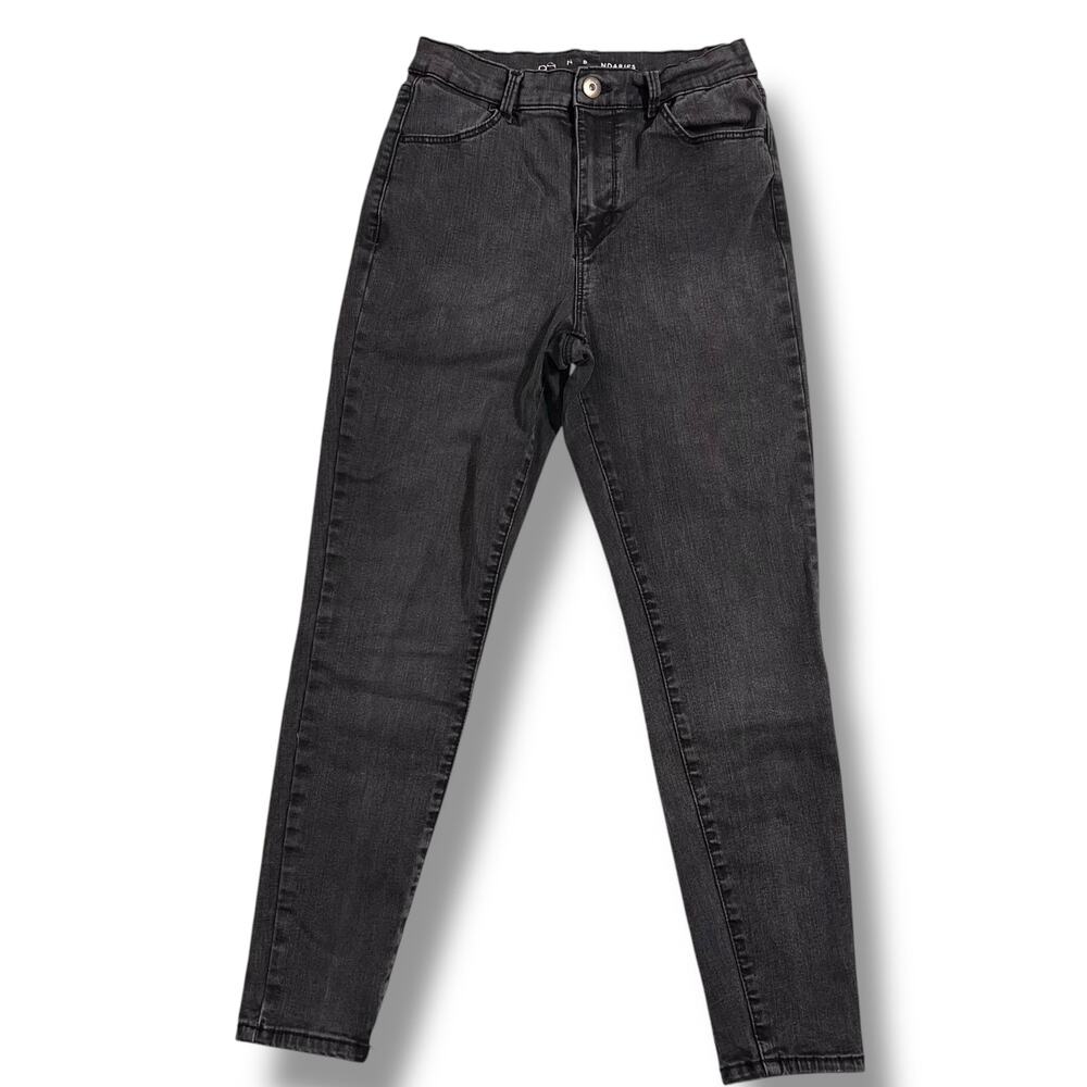 No Boundaries Womens Denim Blue Jean Skinny Jeans Black Size 9